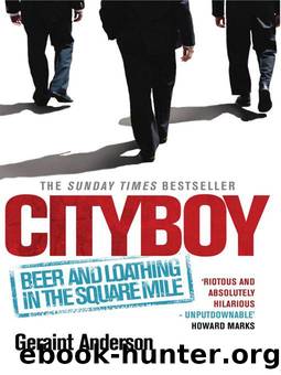 Cityboy: Beer and Loathing in the Square Mile by Anderson Geraint