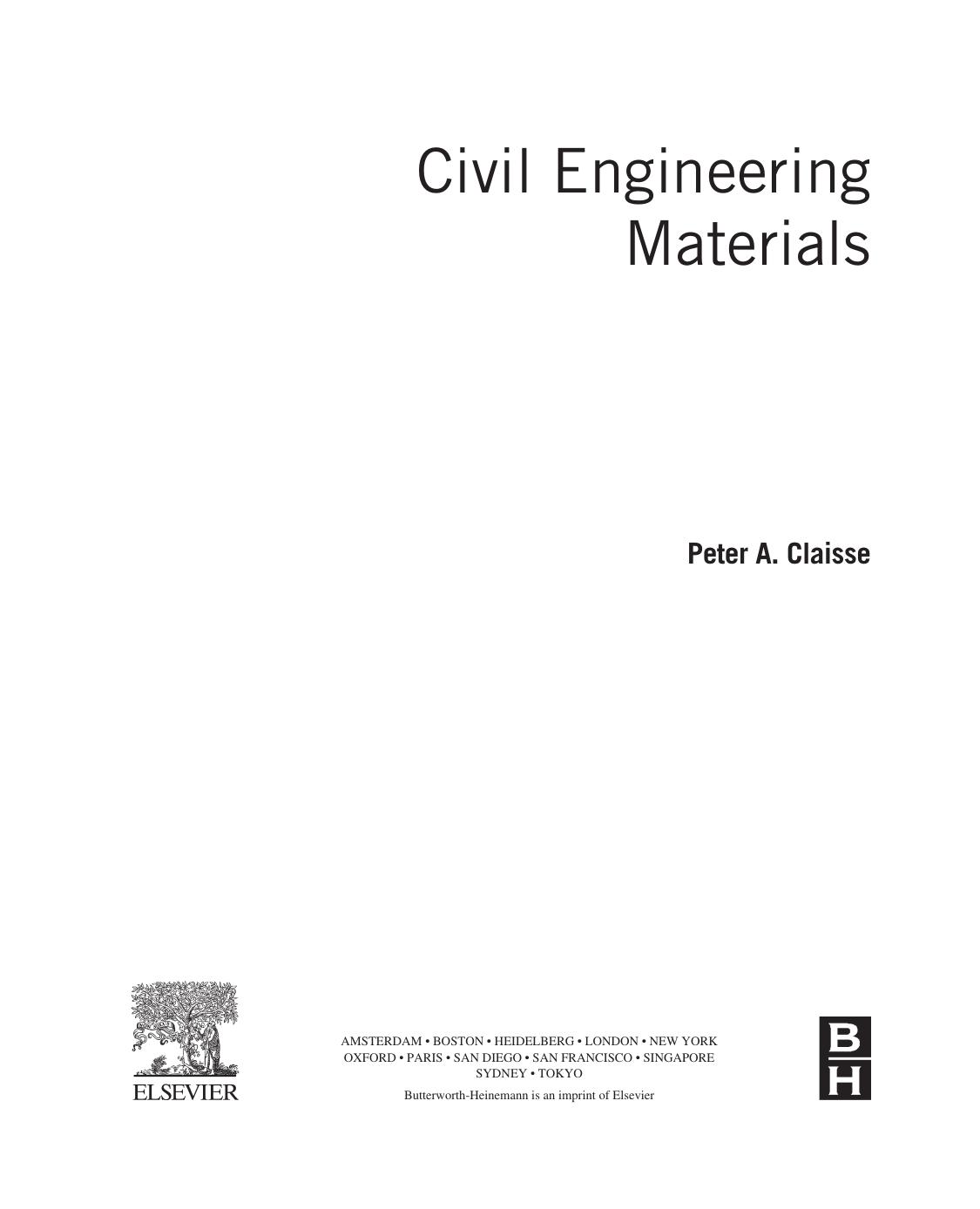Civil Engineering Materials by unknow