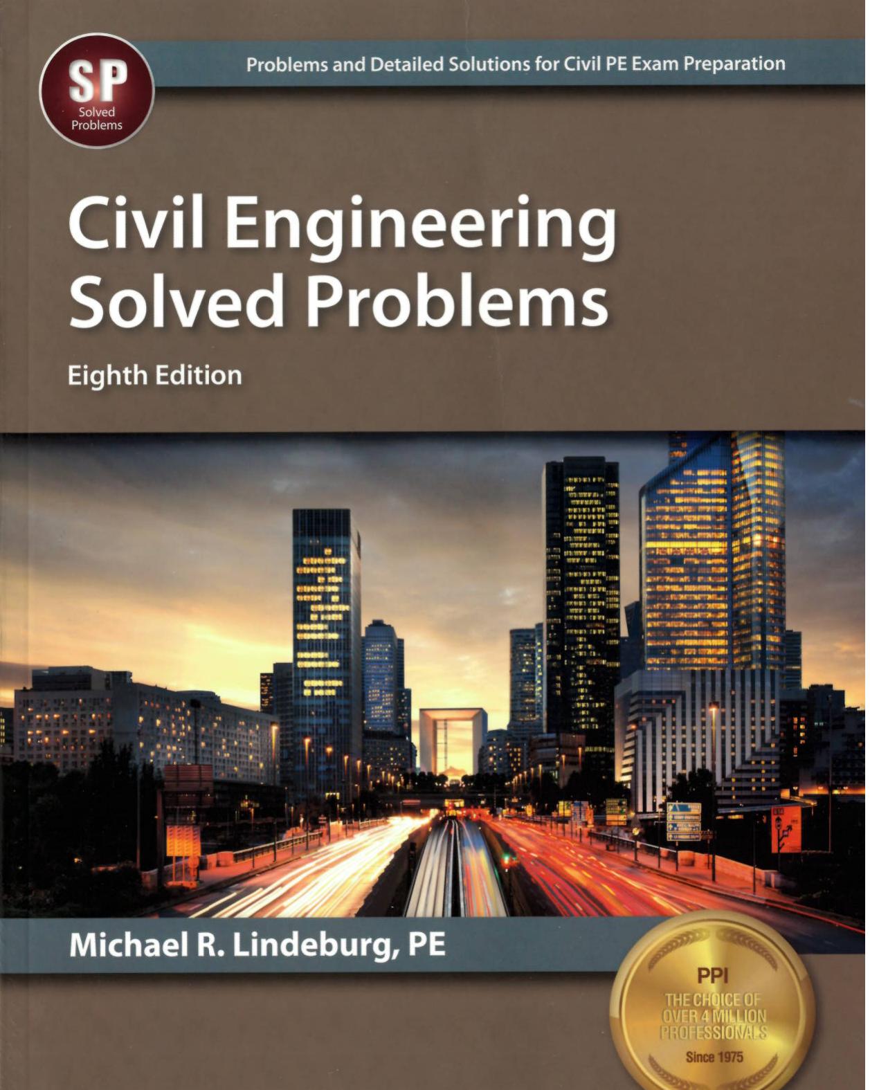 Civil Engineering Solved Problems by Michael Lindeburg