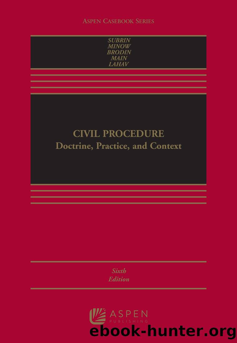 Civil Procedure by unknow