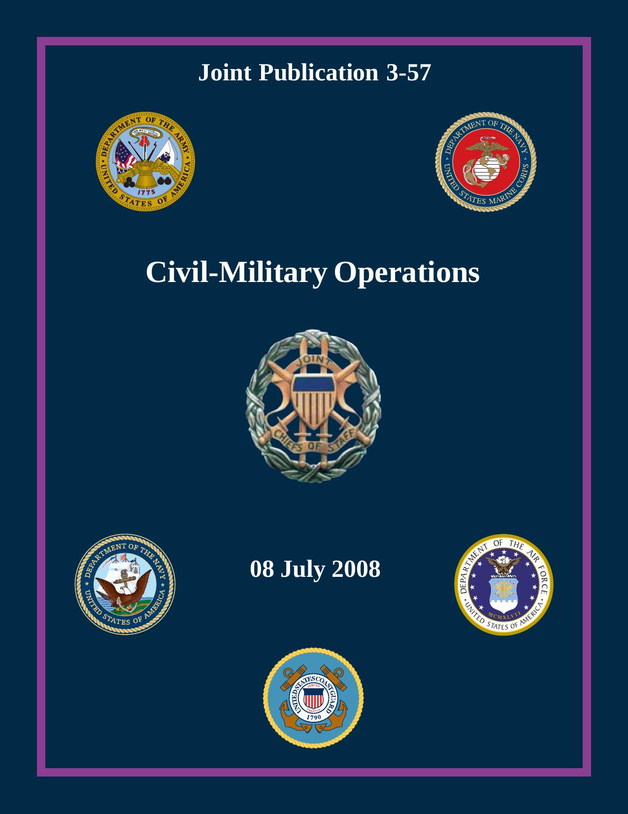 Civil-Military Operations by Goldfein S.M. (ed)