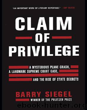 Claim of Privilege by Barry Siegel