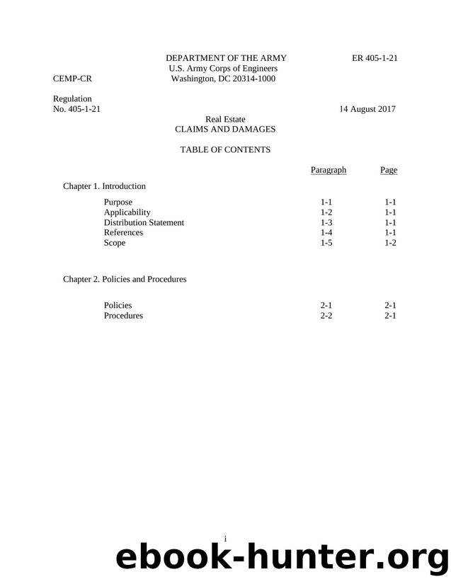 Claims and Damages by CEMP-CR