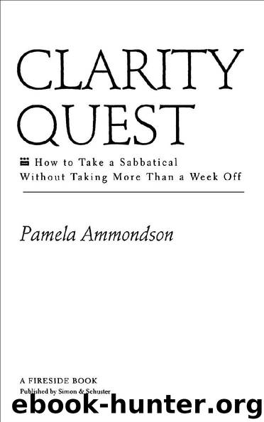 Clarity Quest by Pamela Ammondson