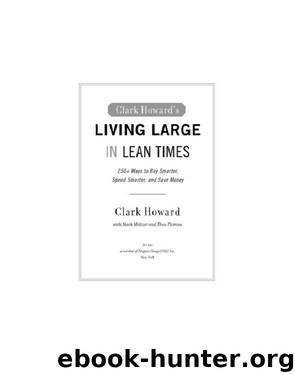 Clark Howard's Living Large in Lean Times by Mark Meltzer