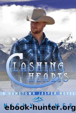 Clashing Hearts: An enemies to lovers, gay romance novel (A Hometown Jasper Novel) by Nicky James
