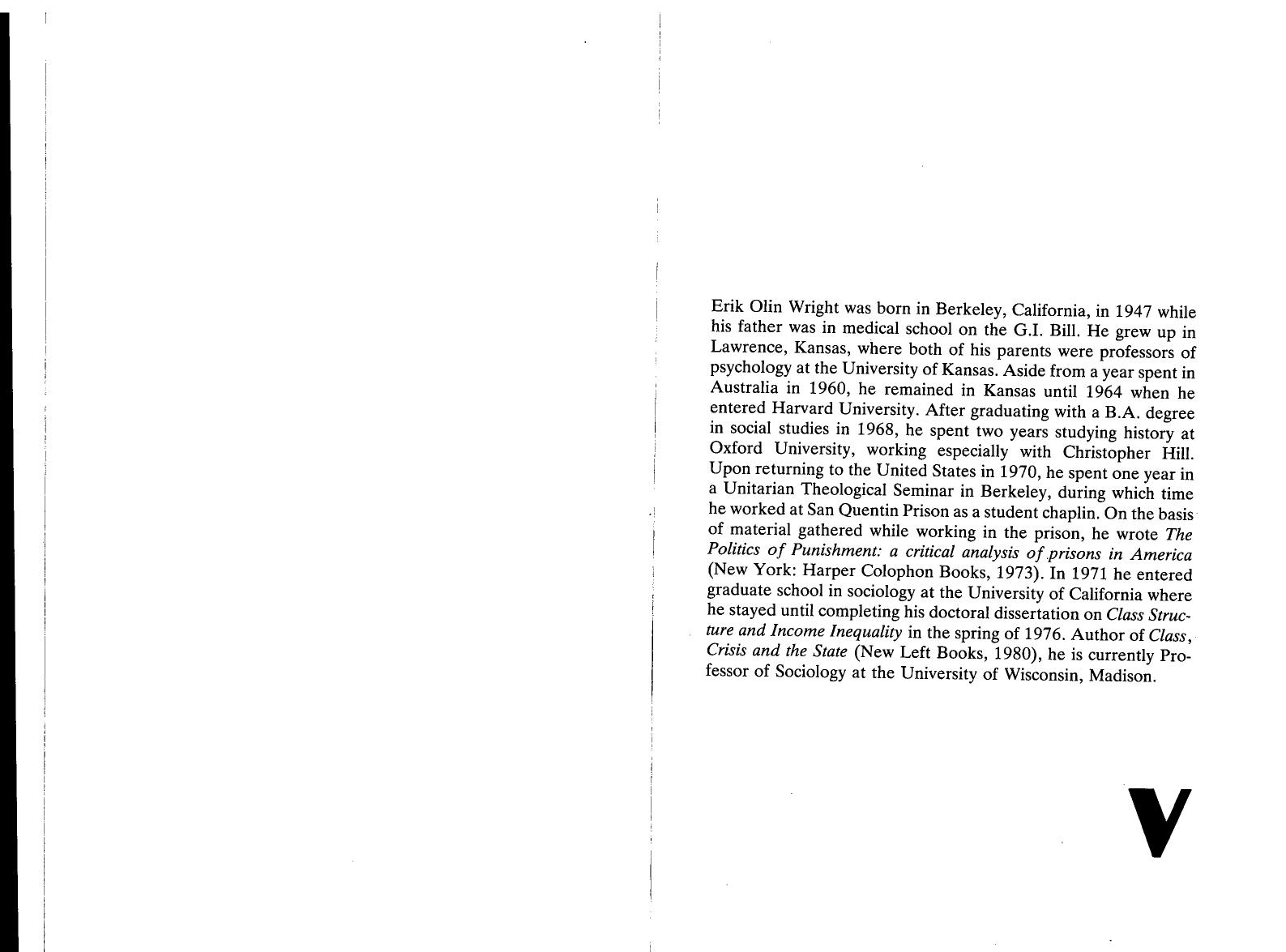 Classes (Verso Classics, 16) by Erik Olin Wright