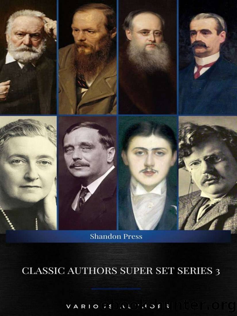 Classic Authors Super Set Series: 3 (Shandon Press): Agatha Christie, H. G. Wells, Fyodor Dostoyevsky, Victor Hugo.... by unknow