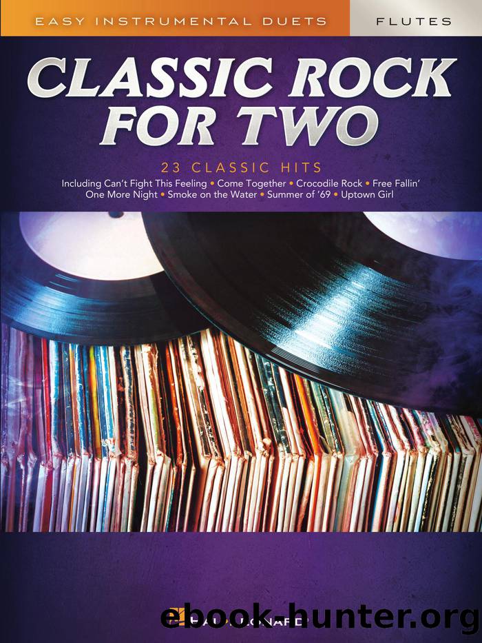 Classic Rock for Two--Easy Flute Duet Songbook: Easy Instrumental Duets by Hal Leonard Corp
