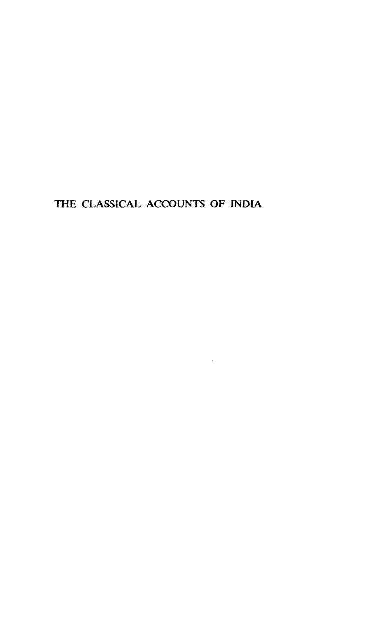 Classical Accounts of India: Rome, Greek by R C Majumdar