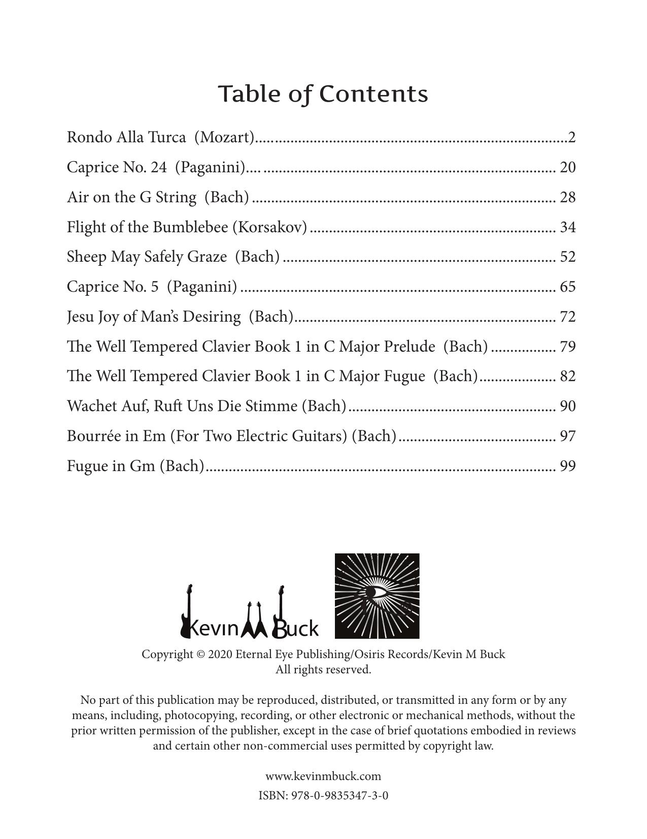 Classical Music for the Electric Guitar by Kevin Buck