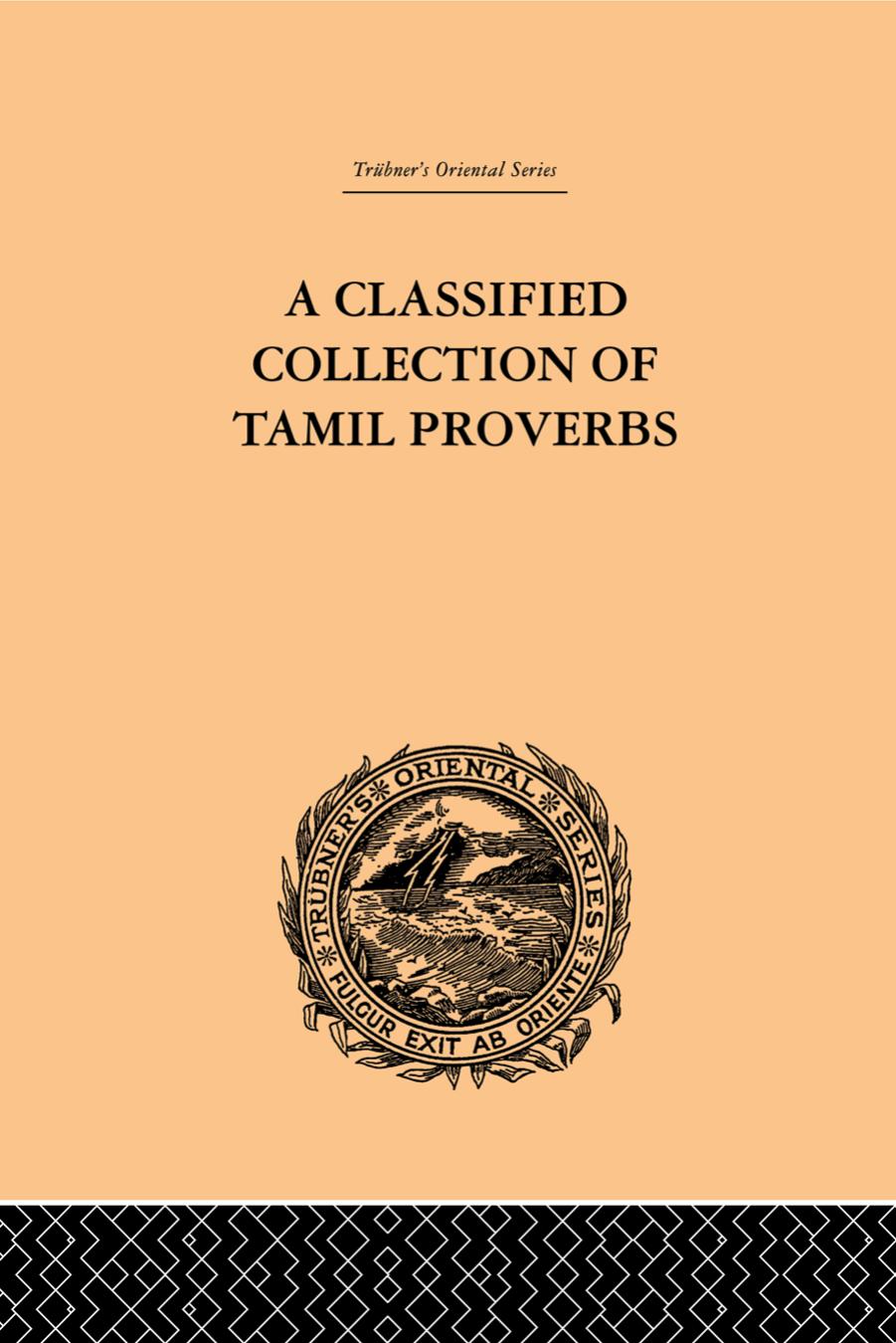 Classical collection of tamil proverbs by Jensen Herman