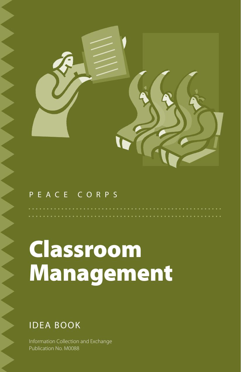 Classroom management by Peace Corps (U.S.). Information Collection and Exchange