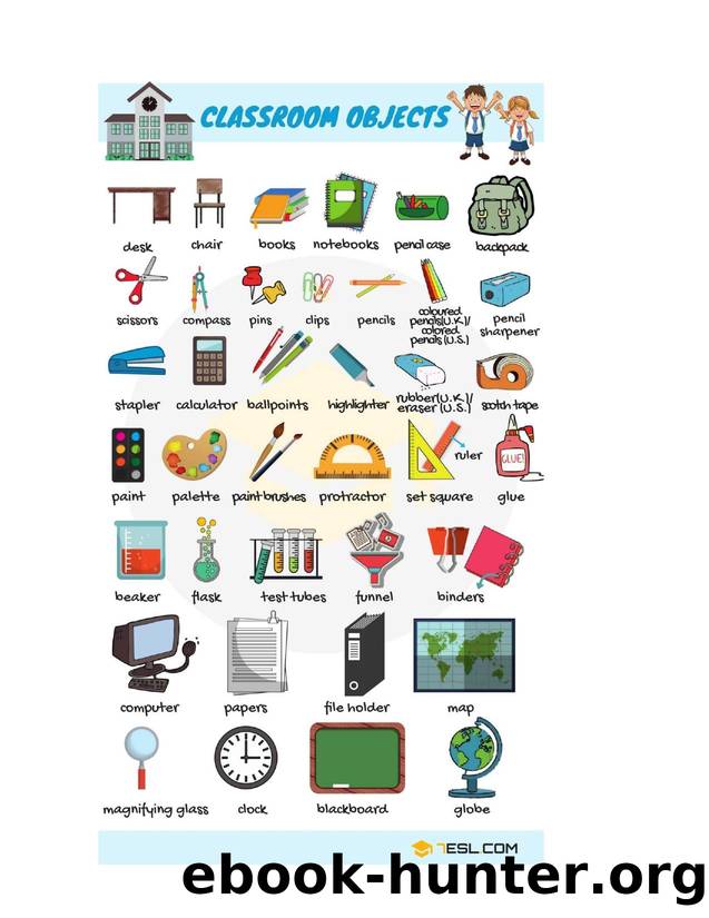 Classroom objects by VILMA
