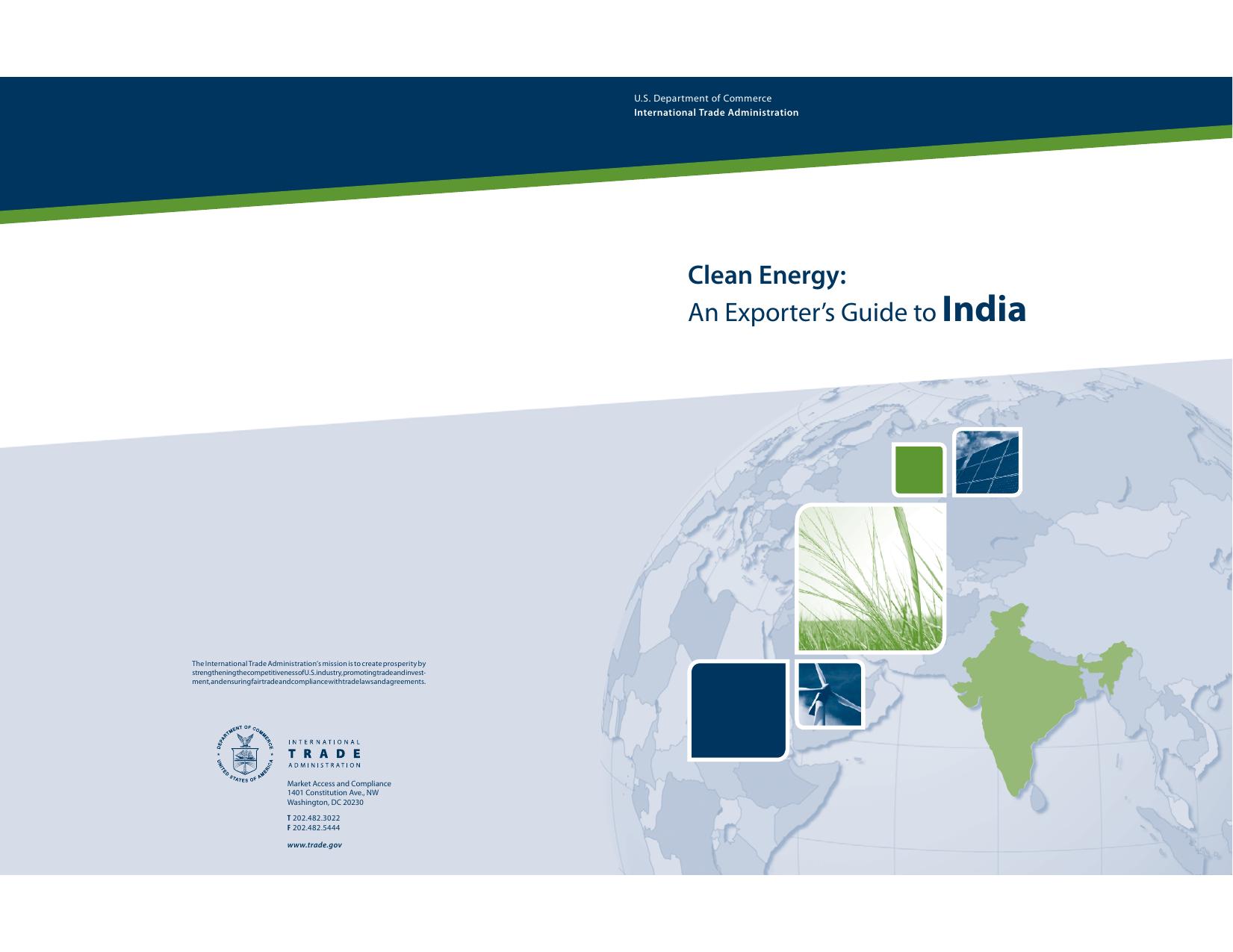 Clean Energy, An Exporter’s Guide to India (2008) by Energy and Security Group (Contributors)