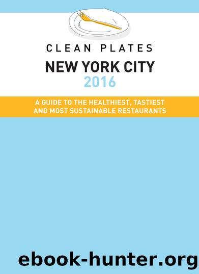Clean Plates New York City 2016 by Jared Koch