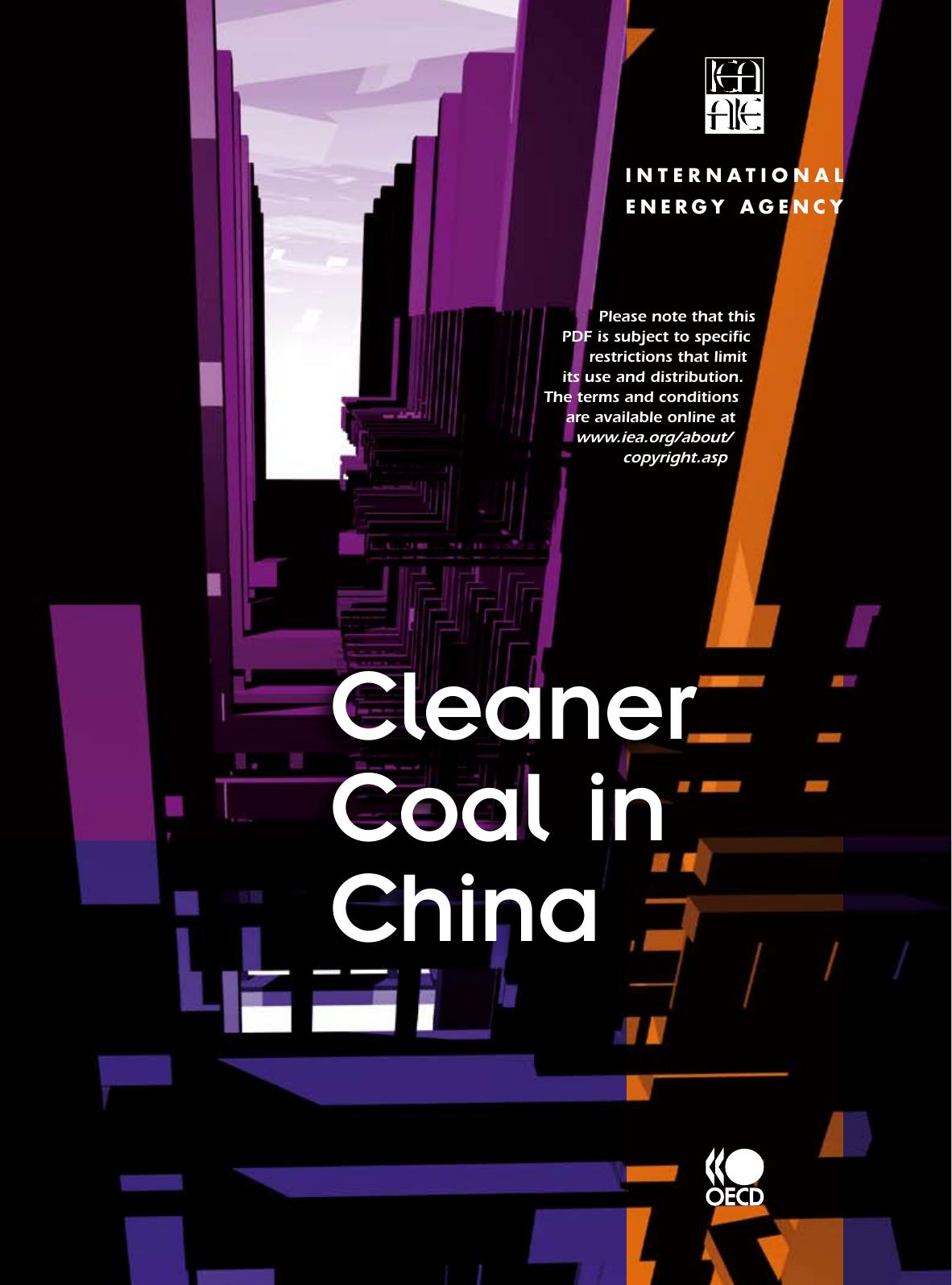 Cleaner Coal in China by OECD