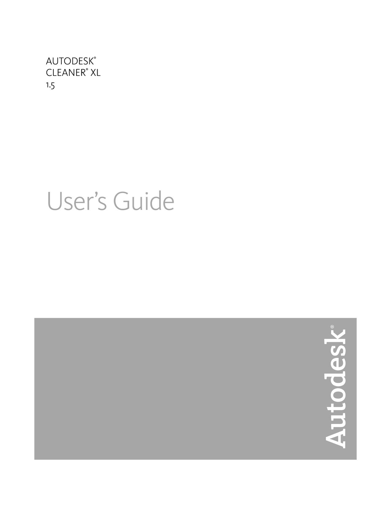 Cleaner XL User Guide When Natalie Doduc Worked at Autodesk in Montreal by Jonathan Wexler