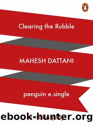Clearing the Rubble by Mahesh Dattani