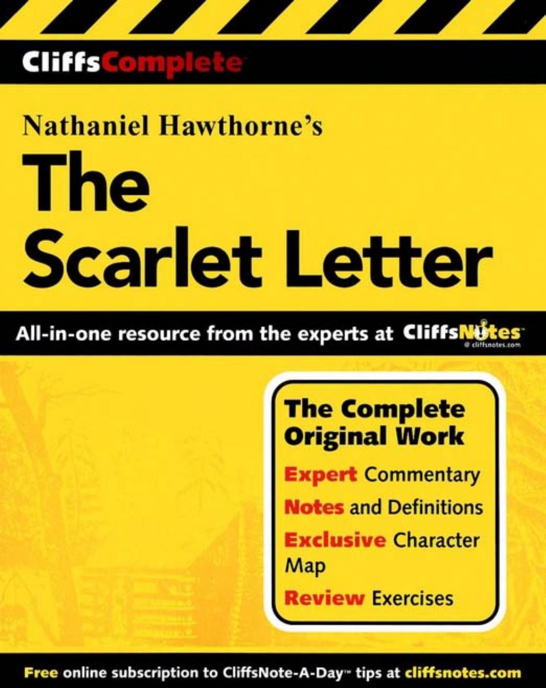 Cliffs Complete Hawthorne's The Scarlet Letter by Karin Jacobson