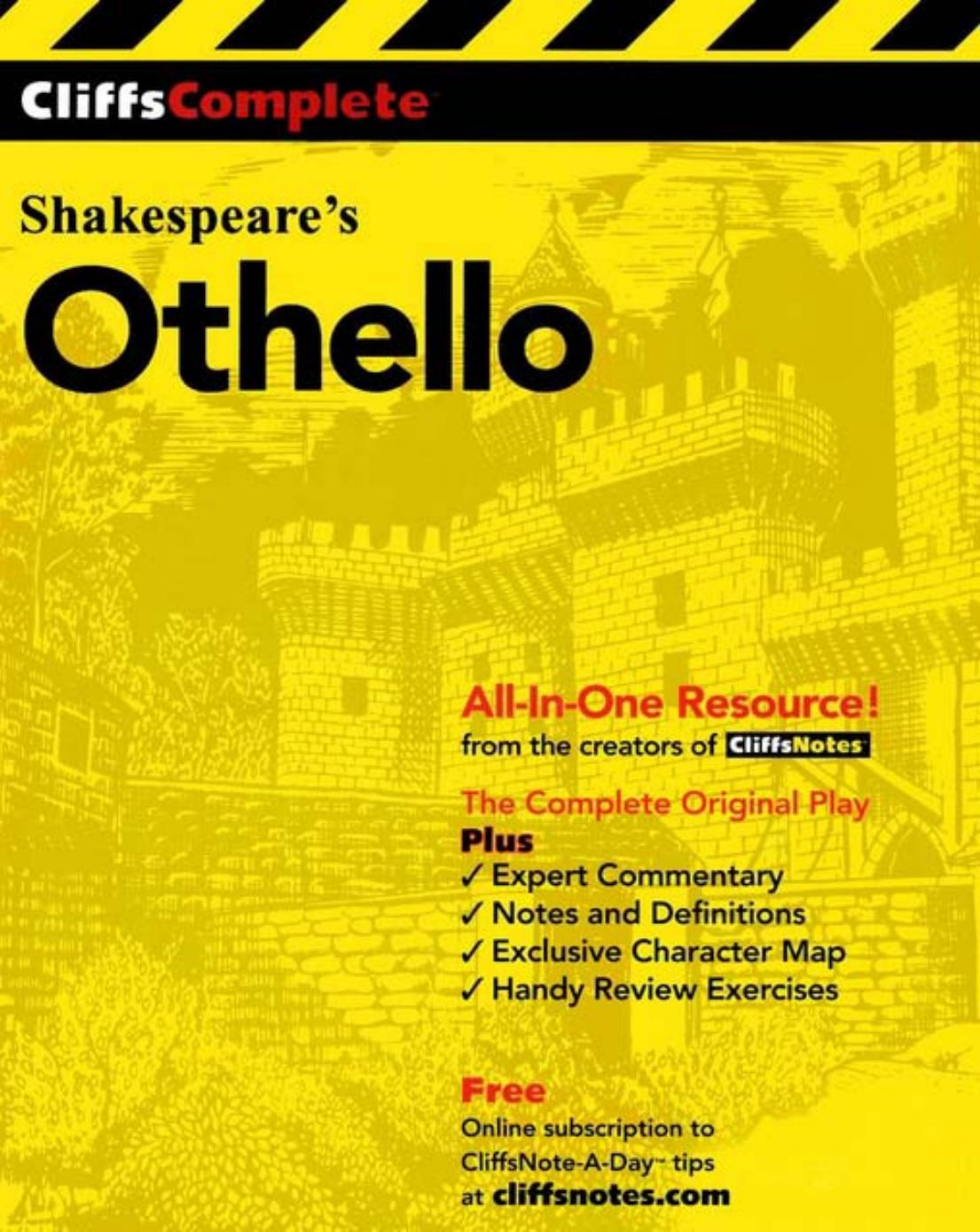 Cliffs Complete Shakespeare's Othello by Kate Maurer Edited by Sidney Lamb