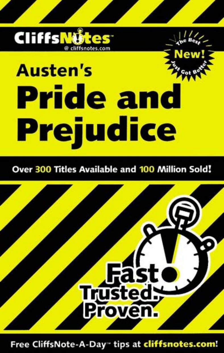 Cliffs Notes: Austenâs Pride and Prejudice by Marie Kalil