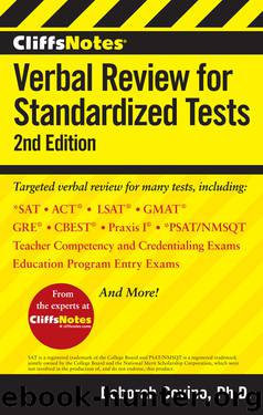 CliffsNotes Verbal Review for Standardized Tests by Deborah Covino