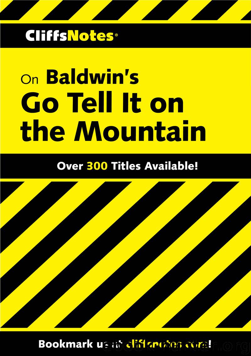 CliffsNotes on Baldwin's Go Tell It on the Mountain by Sherry Ann McNett