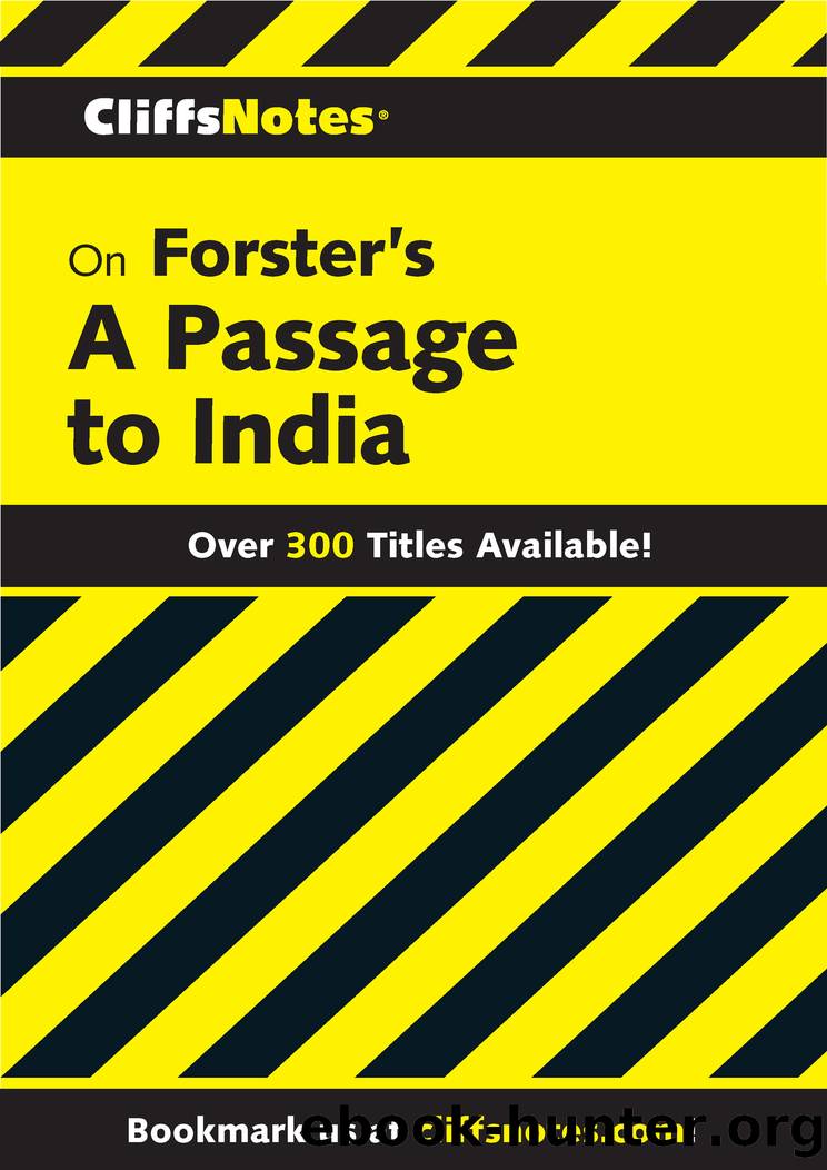 CliffsNotes on Forster's a Passage to India by Norma Ostrander
