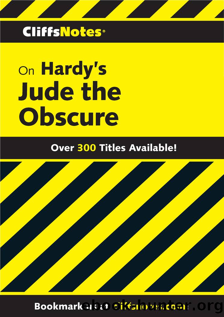 CliffsNotes on Hardy's Jude the Obscure by Frank H. Thompson