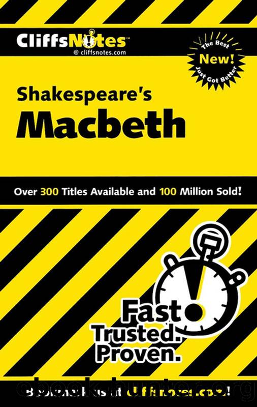 CliffsNotes on Shakespeare's Macbeth by Alex Went