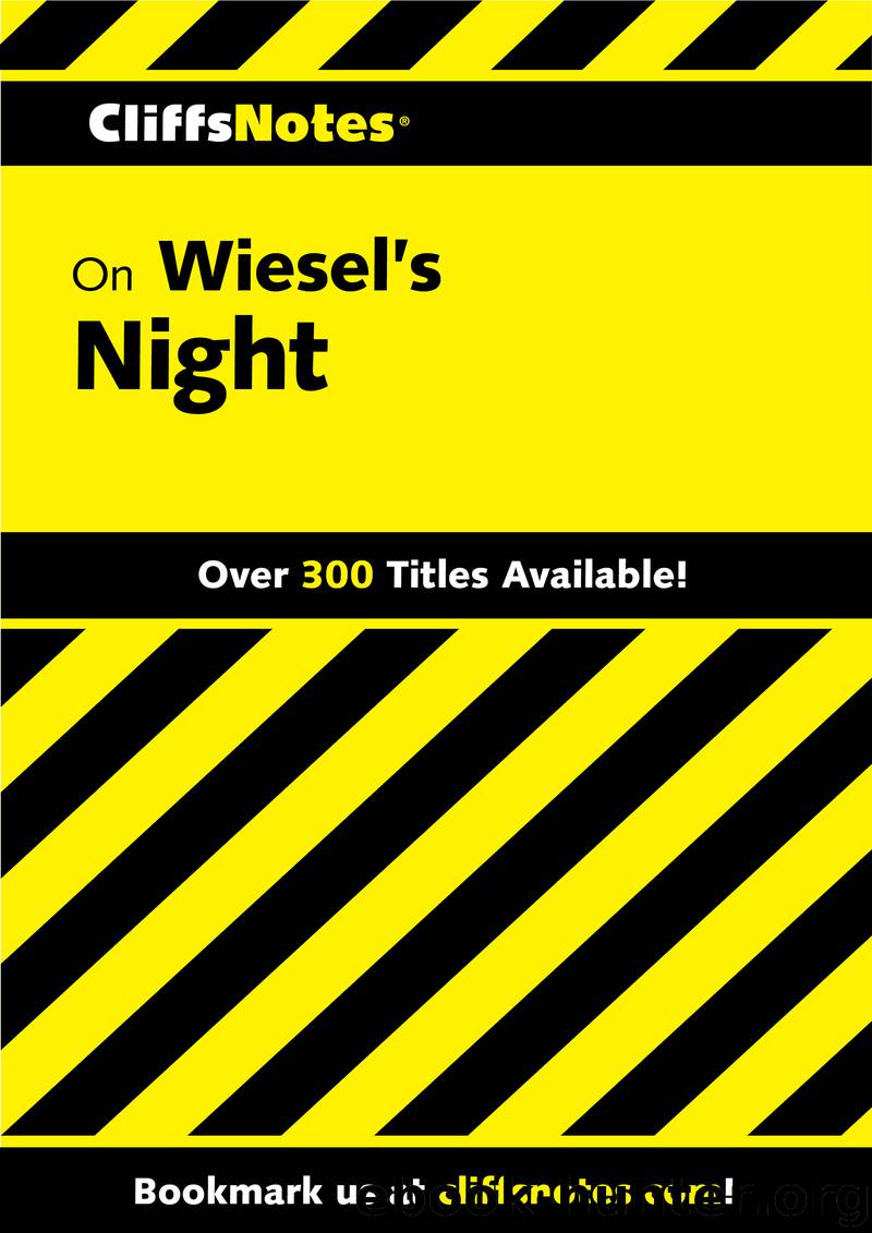 CliffsNotes on Wiesel's Night by Maryam Riess