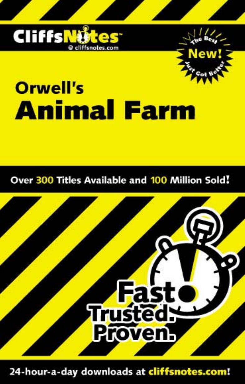 CliffsNotes: Animal Farm by Daniel Moran