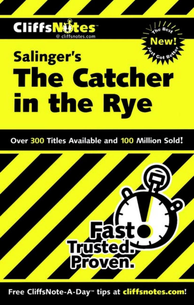 CliffsNotes: Salinger's The Catcher in the Rye by Stanlet P. Baldwin