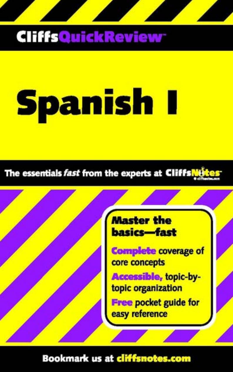 CliffsQuickReview: Spanish I by Jill Rodriguez