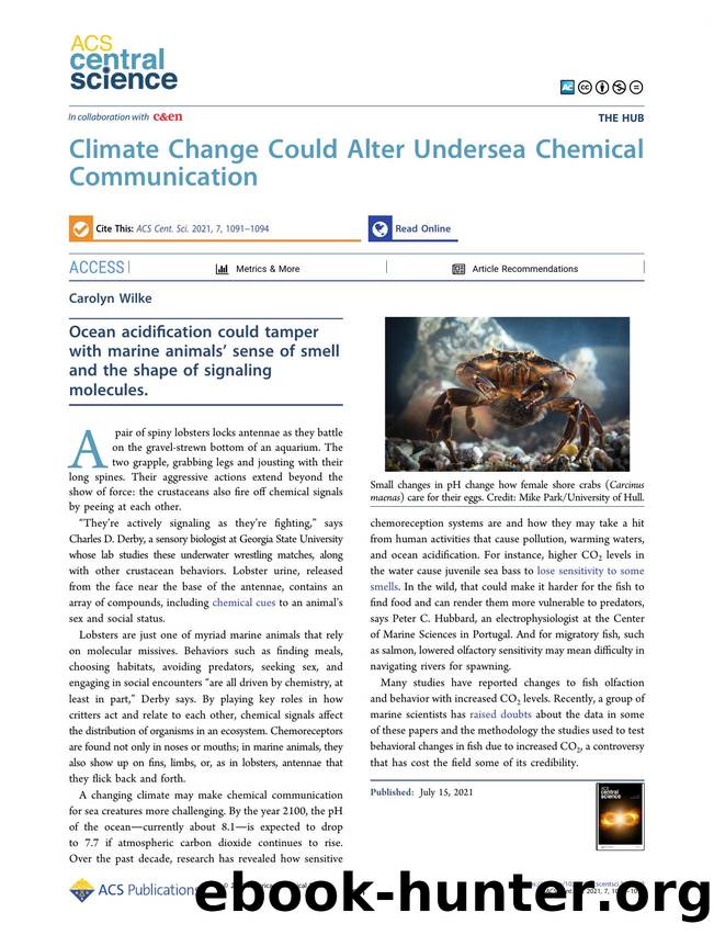 Climate Change Could Alter Undersea Chemical Communication by Carolyn Wilke