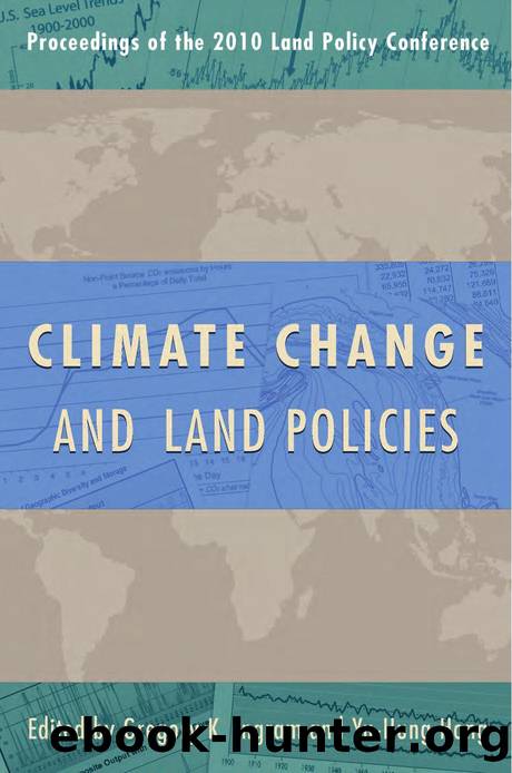 Climate Change and Land Policies by Gregory K. Ingram; Yu-Hung Hong