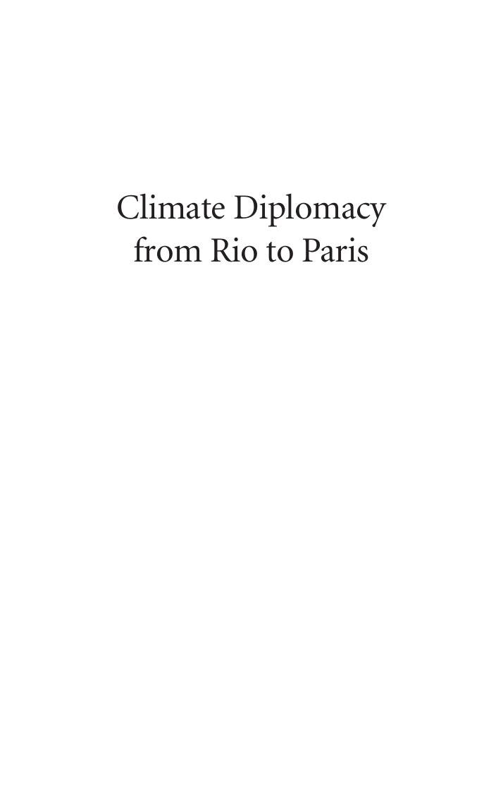 Climate Diplomacy from Rio to Paris: The Effort to Contain Global Warming by William Sweet