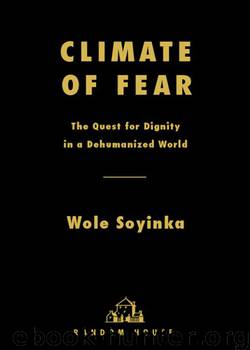 Climate of Fear by Wole Soyinka