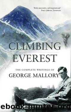 Climbing Everest by George Leigh Mallory