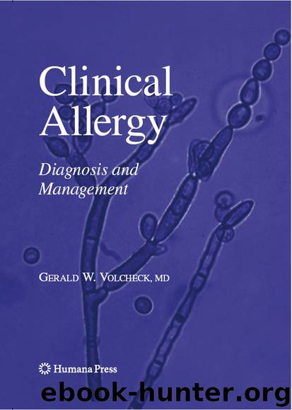 Clinical Allergy by Gerald W. Volcheck