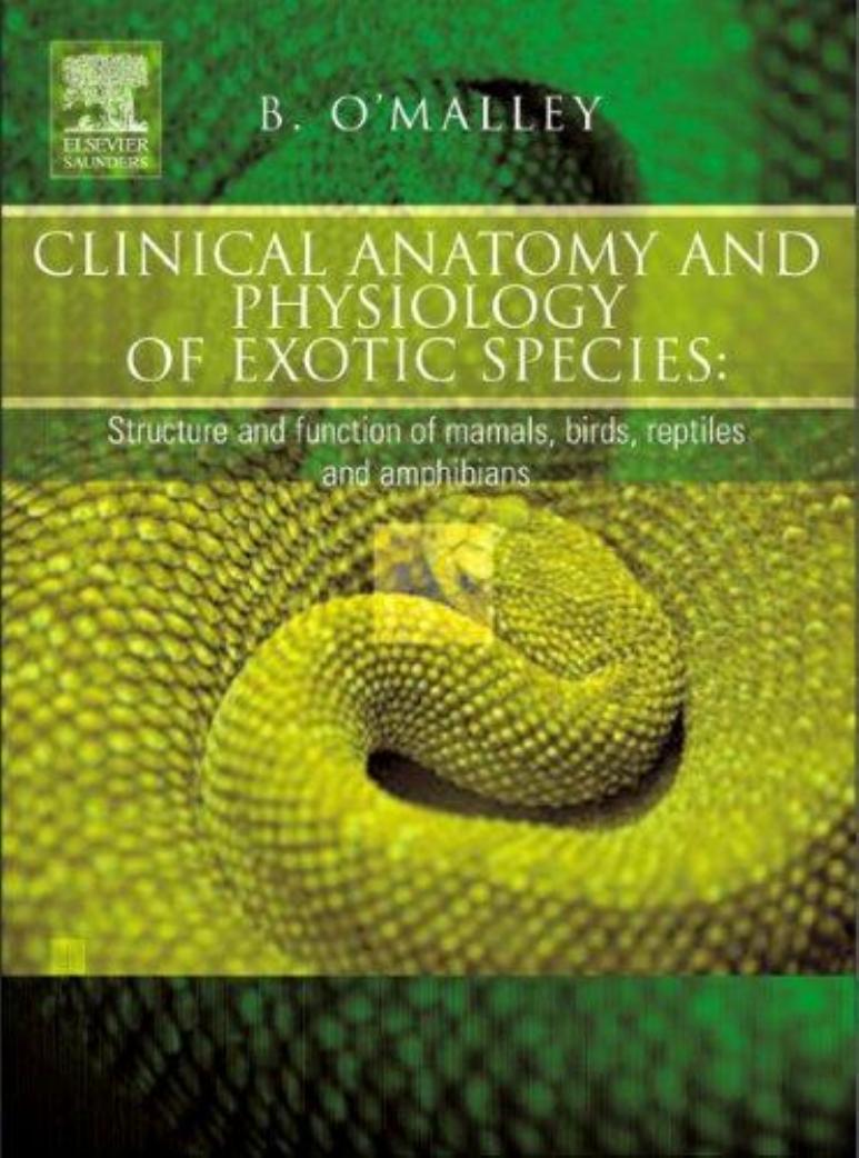 Clinical Anatomy and Physiology of Exotic Species: Structure and function of mammals, birds, reptiles and amphibians, 1e by Bairbre O'Malley MvB MRCVS