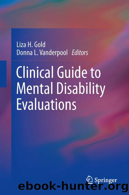 Clinical Guide to Mental Disability Evaluations by Liza H. Gold & Donna L. Vanderpool