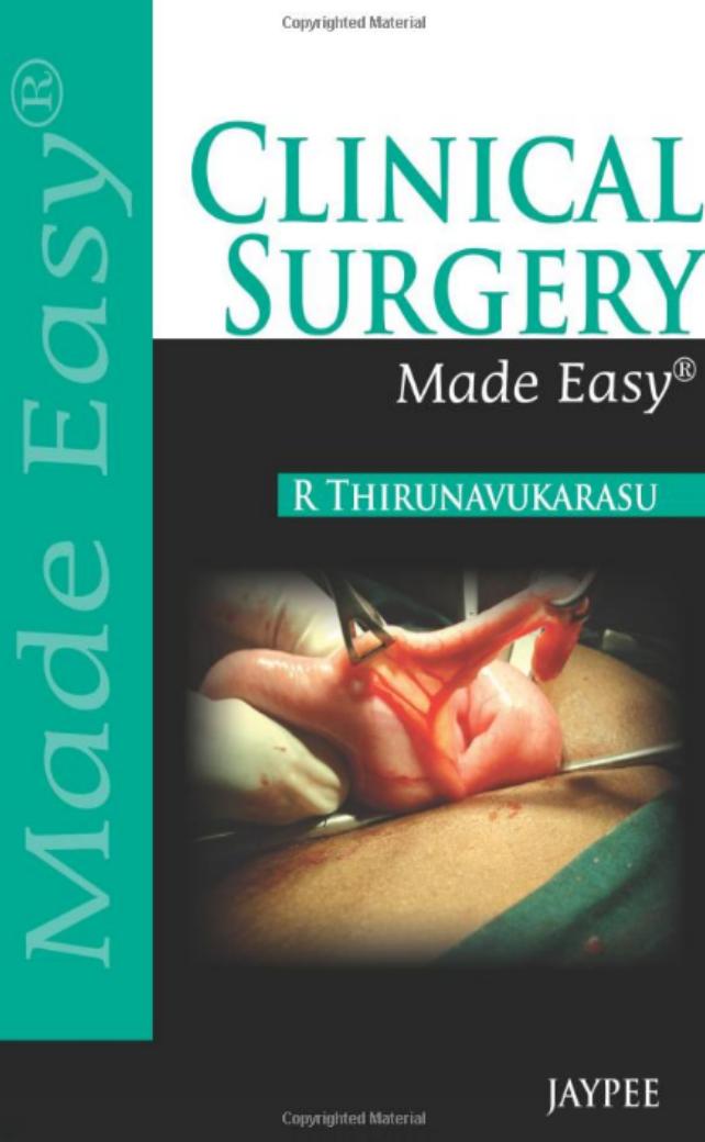 Clinical Surgery Made Easy by Thirunavukarasu R