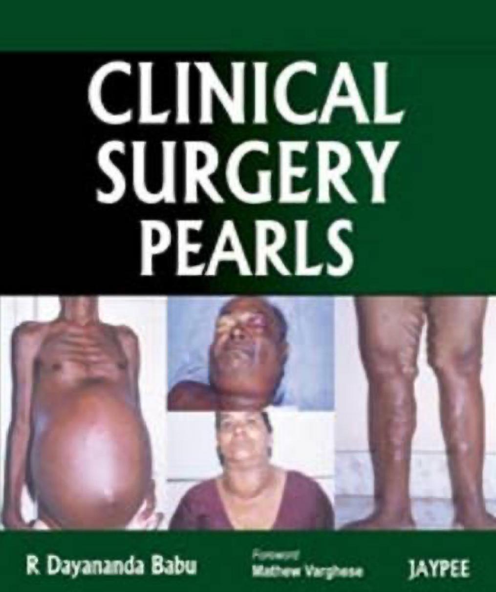 Clinical Surgery Pearls by R Dayananda Babu