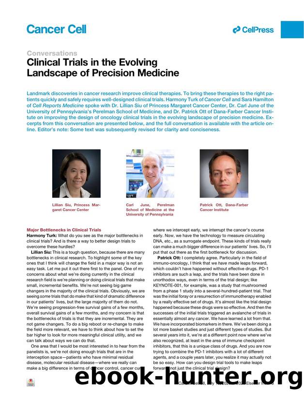 Clinical Trials in the Evolving Landscape of Precision Medicine by Unknown