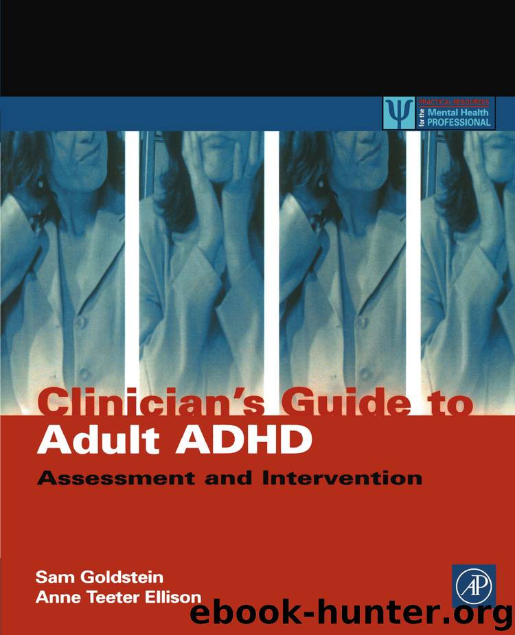 Clinician's Guide to Adult ADHD: Assessment and Intervention (Practical Resources for the Mental Health Professional) by Sam Goldstein