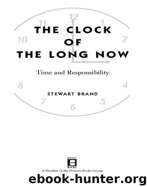 Clock of the Long Now by Stewart Brand