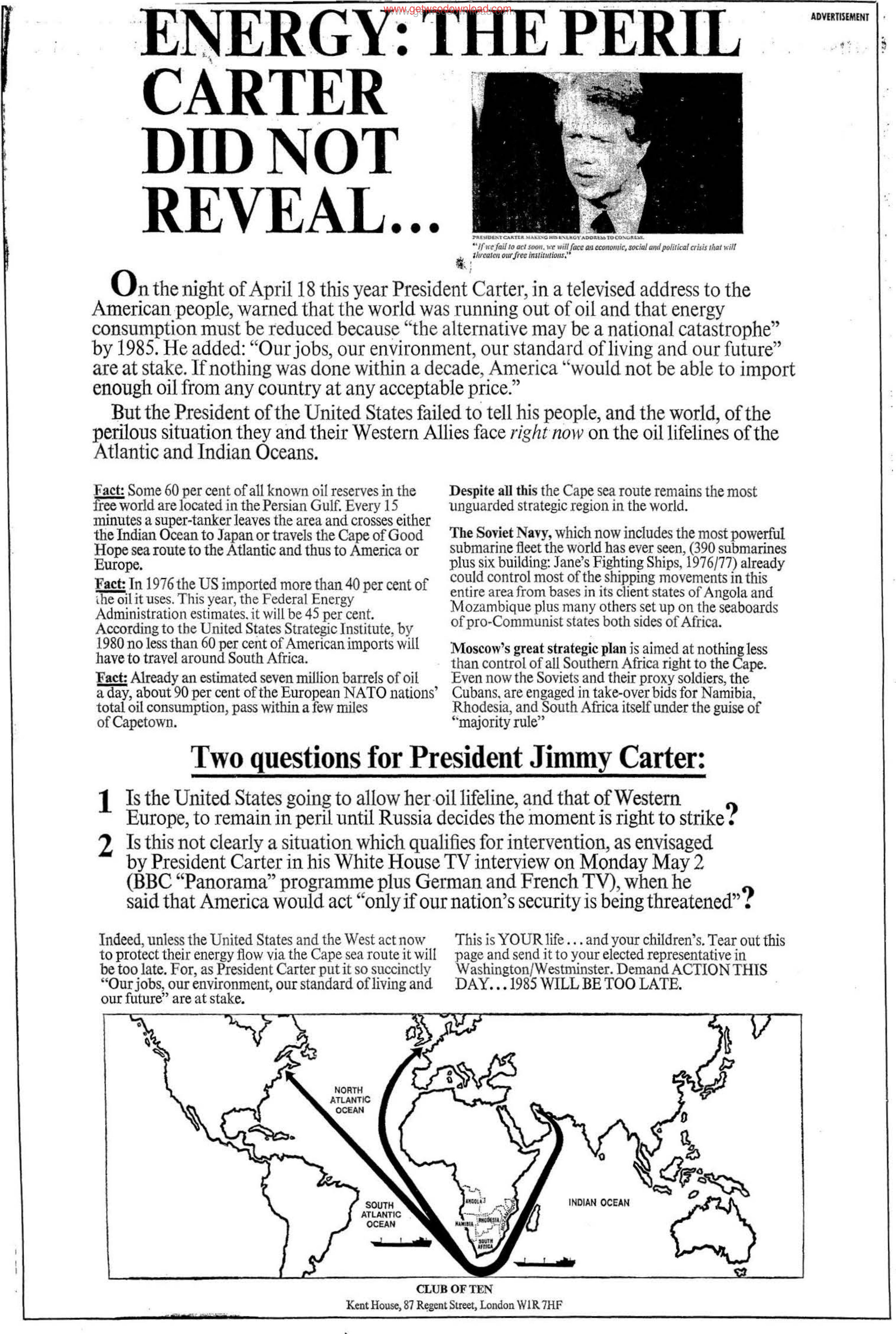 Club of 10 Energy by Unknown