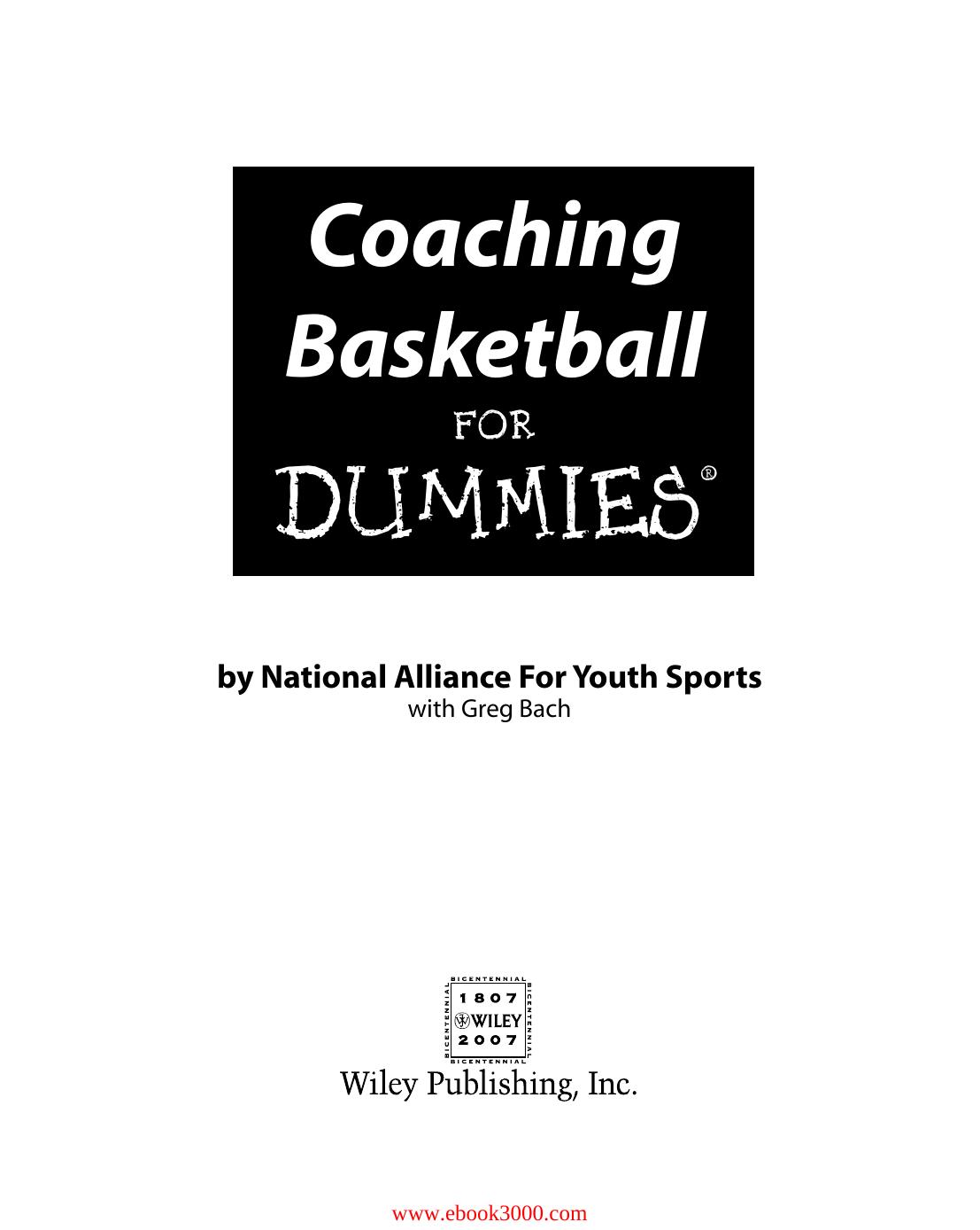 Coaching Basketball For Dummies by Unknow